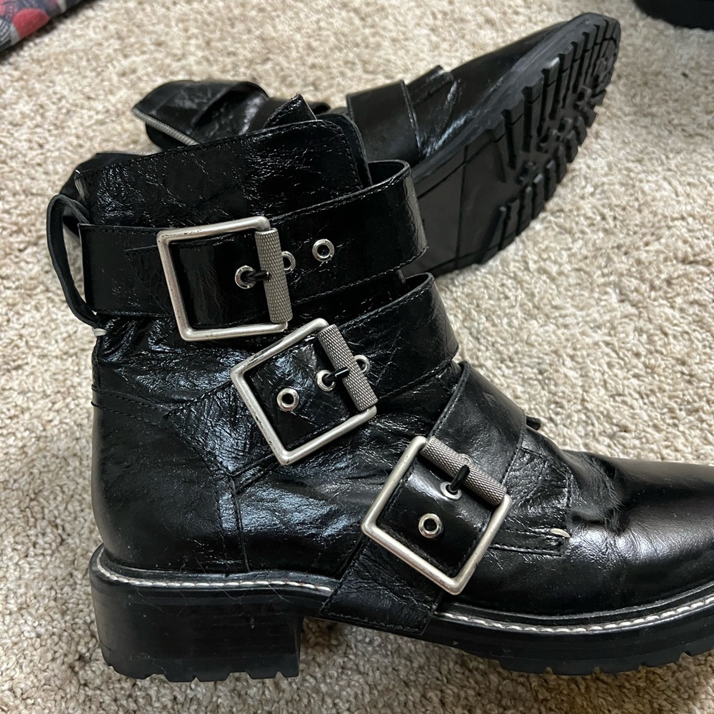 Rag and Bone cannon Buckle Boots